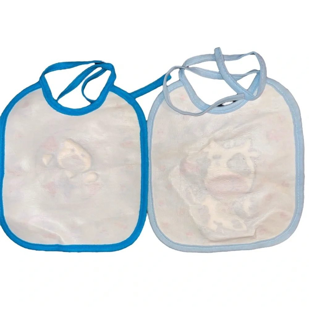 2 Unused Baby Bibs